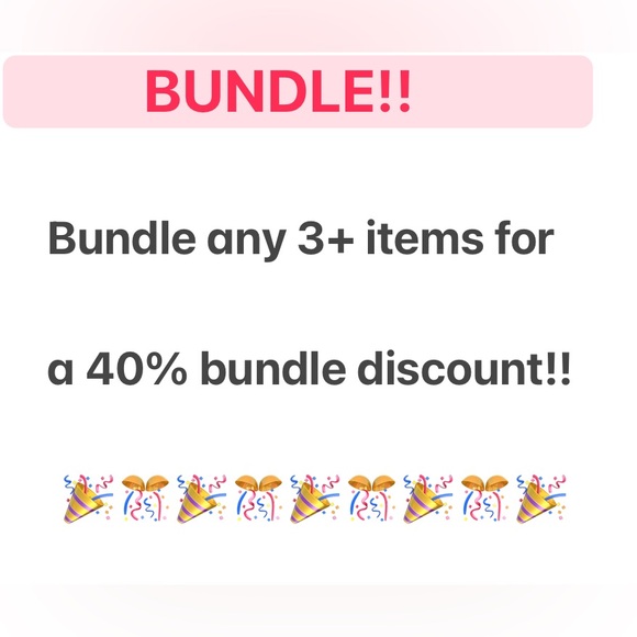 Bundle Discount Offer - Picture 1 of 1